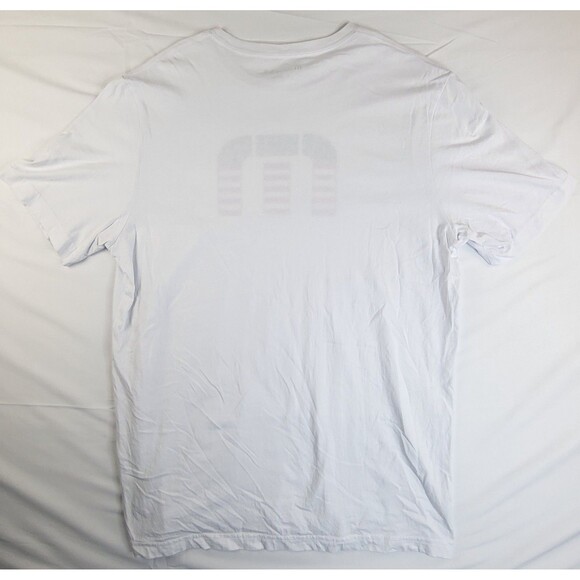 Travis Mathew Golf Graphic Tee T Shirt Mens Size XL White USA Flag Logo - Picture 4 of 6